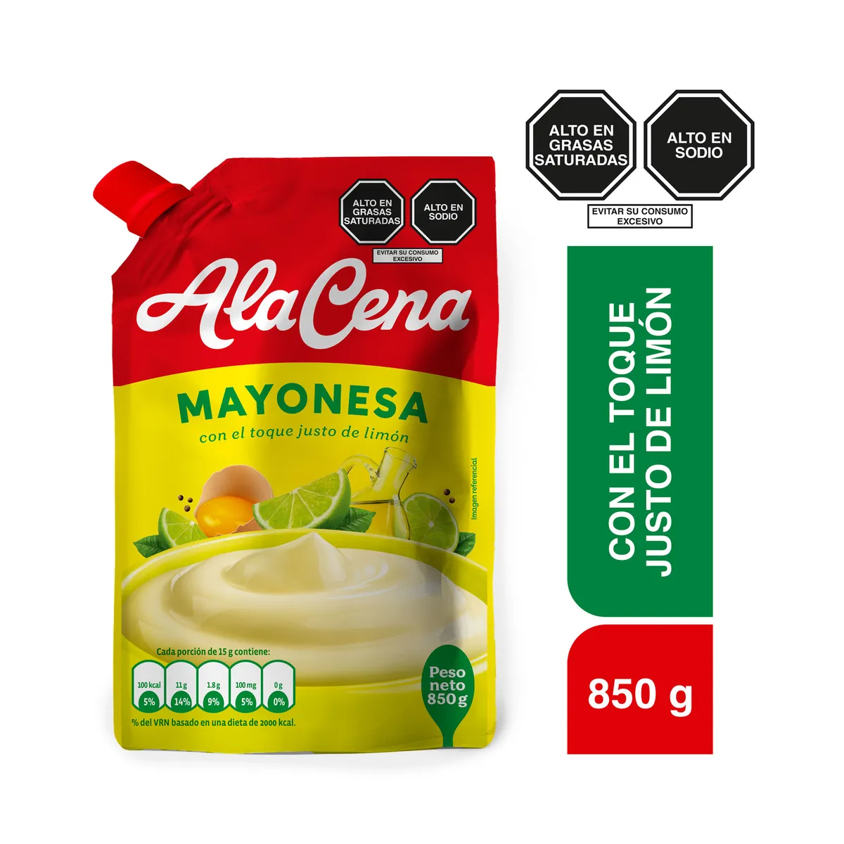ALACENA - Mayonesa Alacena Doypack 850 g