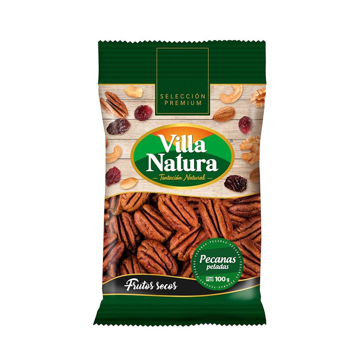 VILLA NATURA - Pecana Pelada Villa Natura Bolsa 100 g