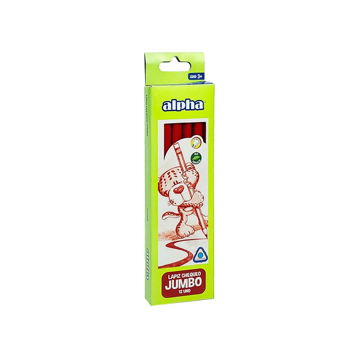 ALPHA - LAPIZ CHEQUEO JUMBO X12