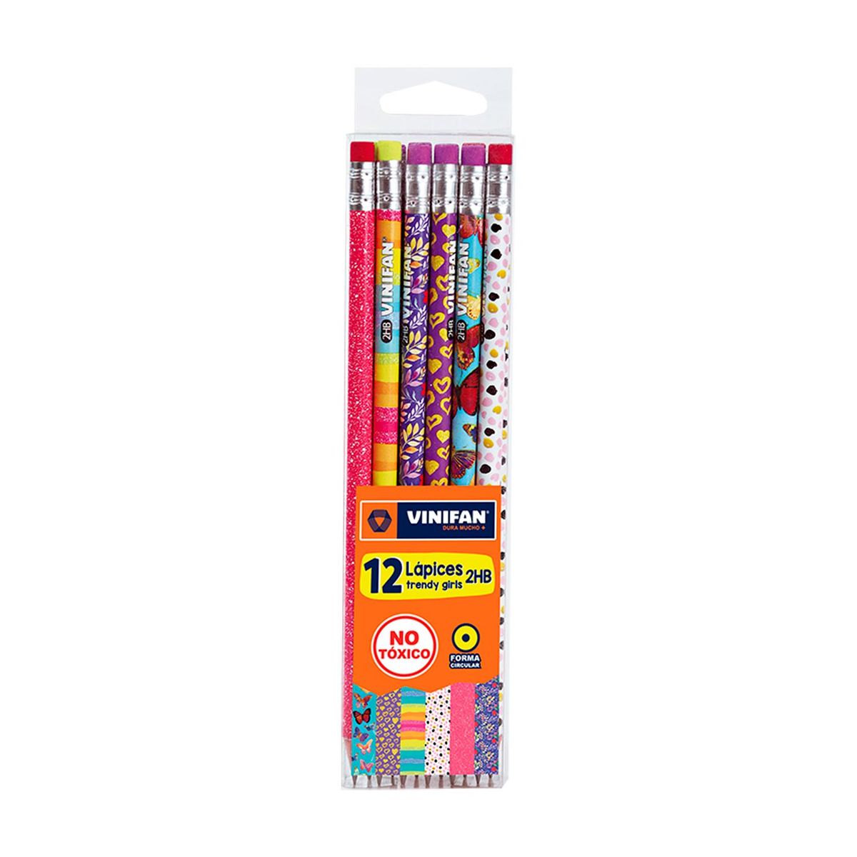 VINIFAN - Lápices Vinifan Trendy Girls Caja 12 Und