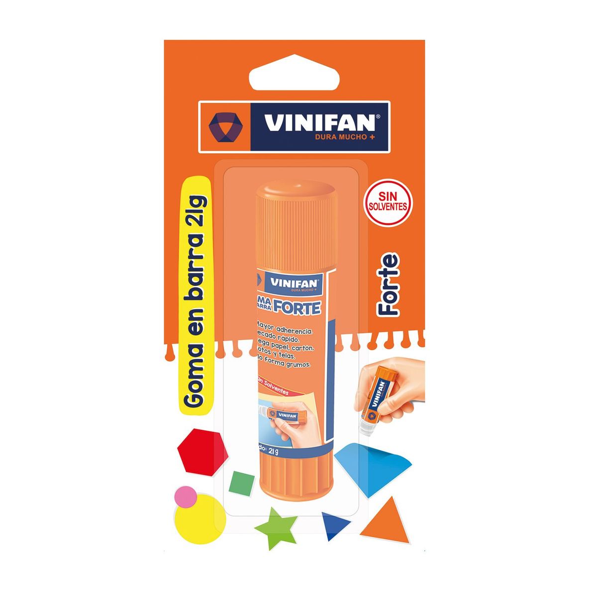 VINIFAN - Goma Vinifan En Barra Naranja Envase 21 g