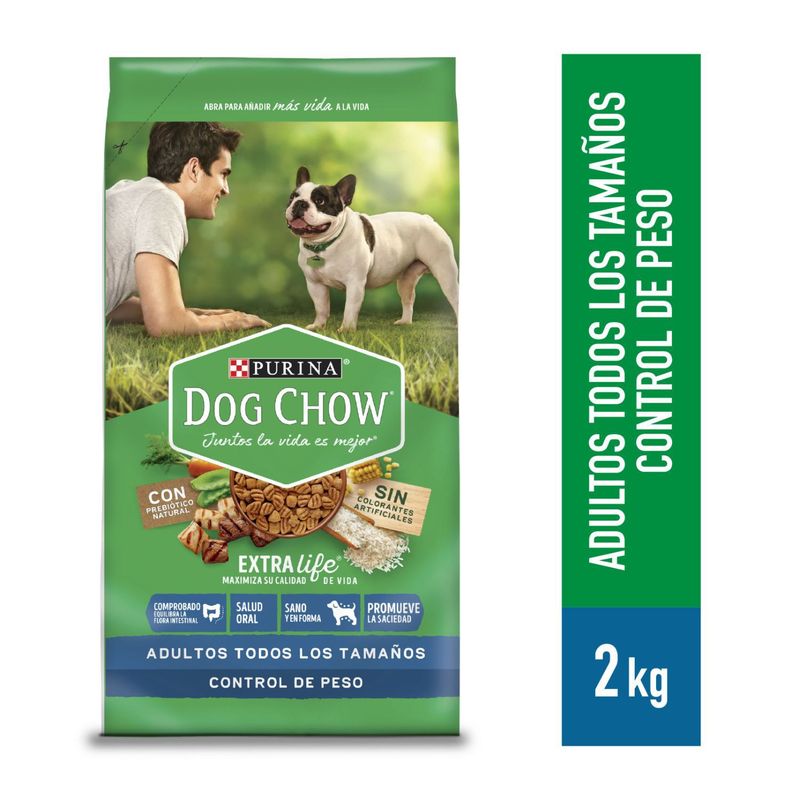 DOG CHOW - Alimento para perro Dog Chow Adulto Control de peso 2kg