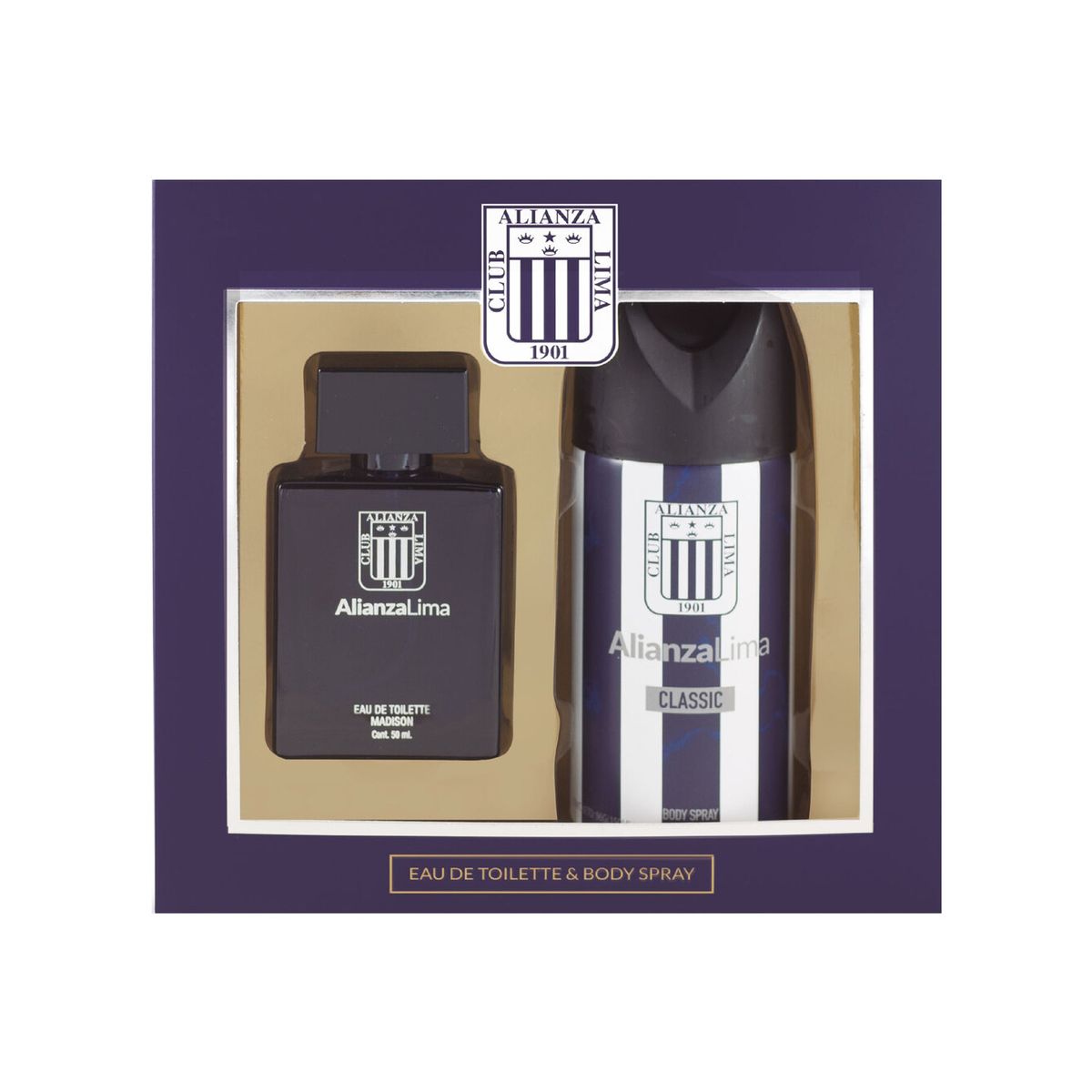 ALIANZA LIMA - Pack Alianza Lima Colonia 50 mL + Body Spray 150 mL