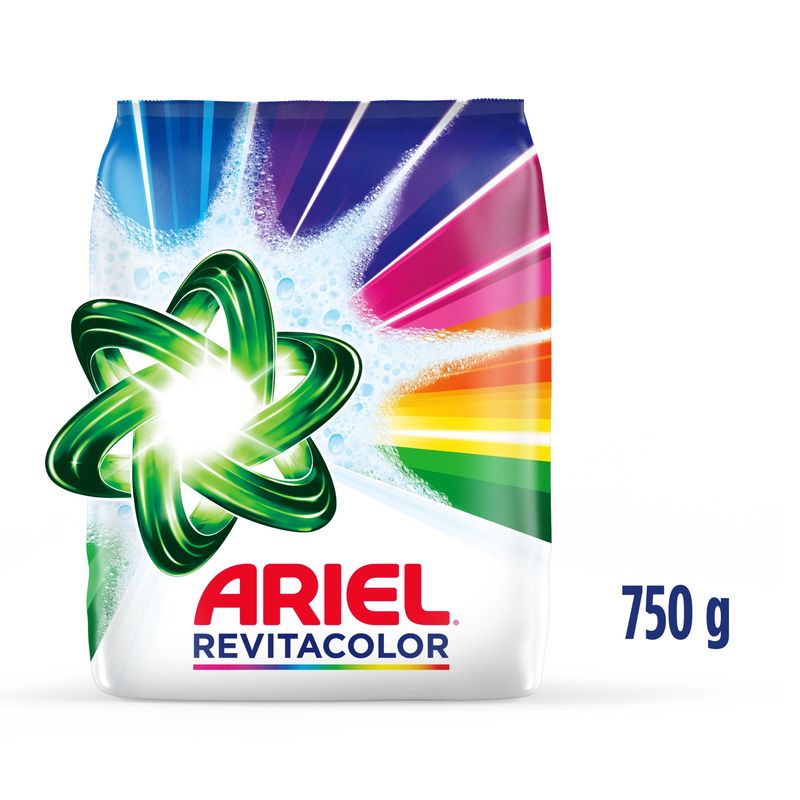 ARIEL - Detergente Ariel Polvo Revitacolor Bolsa 750 g