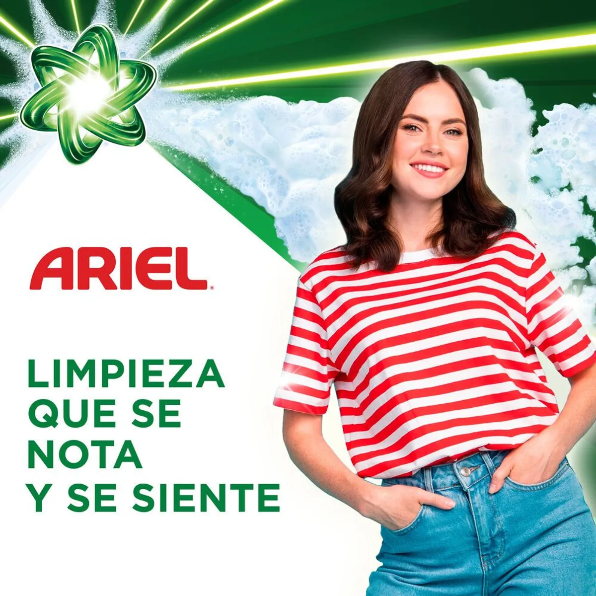 ARIEL - Detergente en Polvo Ariel Pro Cuidado Bolsa 750 g