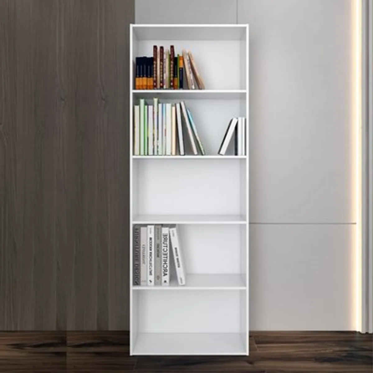 CASA JOVEN - Estante 5 Divisiones Blanco