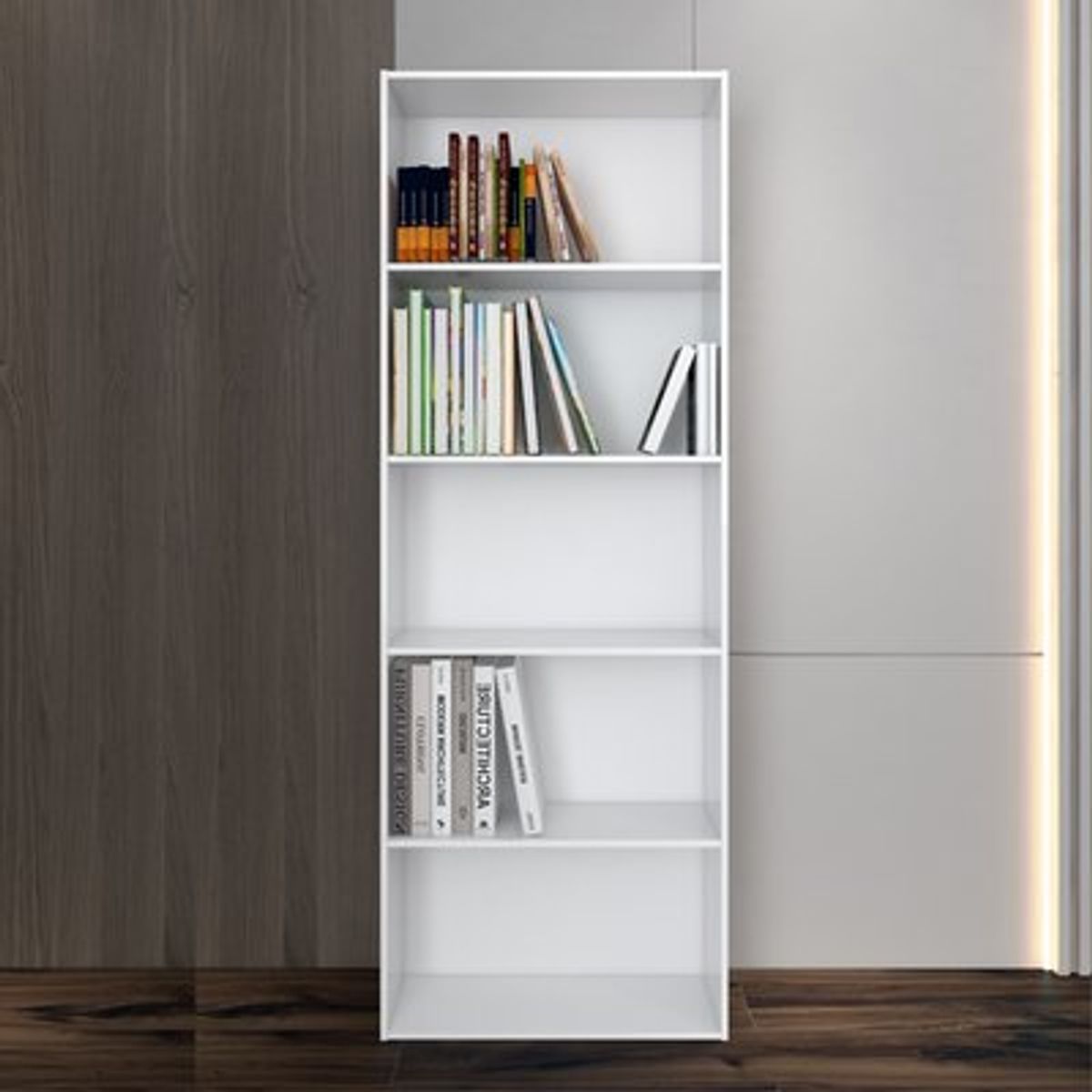 CASA JOVEN - Estante 5 Divisiones Blanco