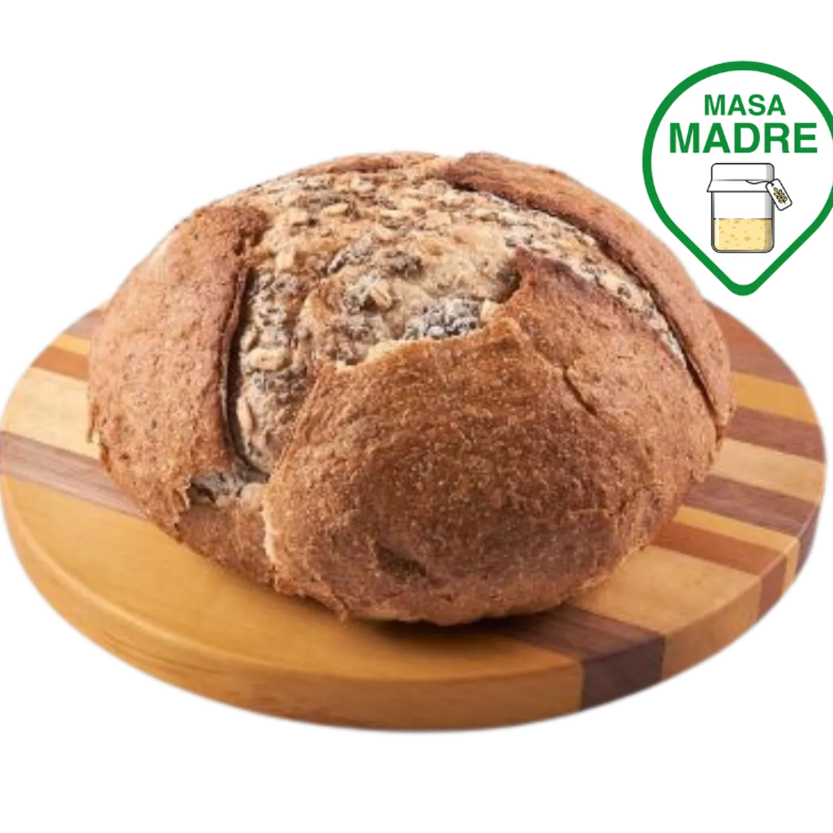 TOTTUS - Pan Artesanal de Masa Madre con Trigo y Avena