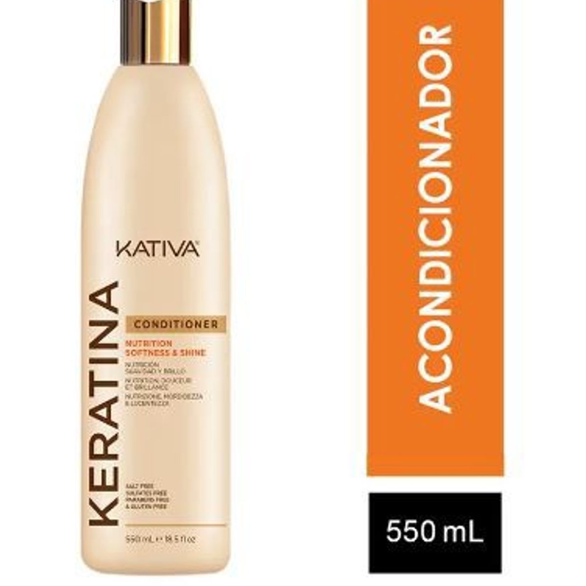 KATIVA - Acondicionador Kativa Coconut Botella 550 mL