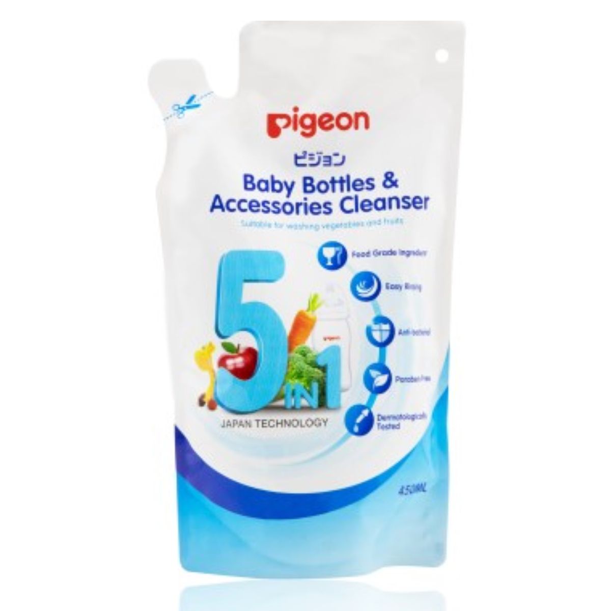 PIGEON - Limpiador Líquido 5 en 1 Pigeon Doypack 450 mL