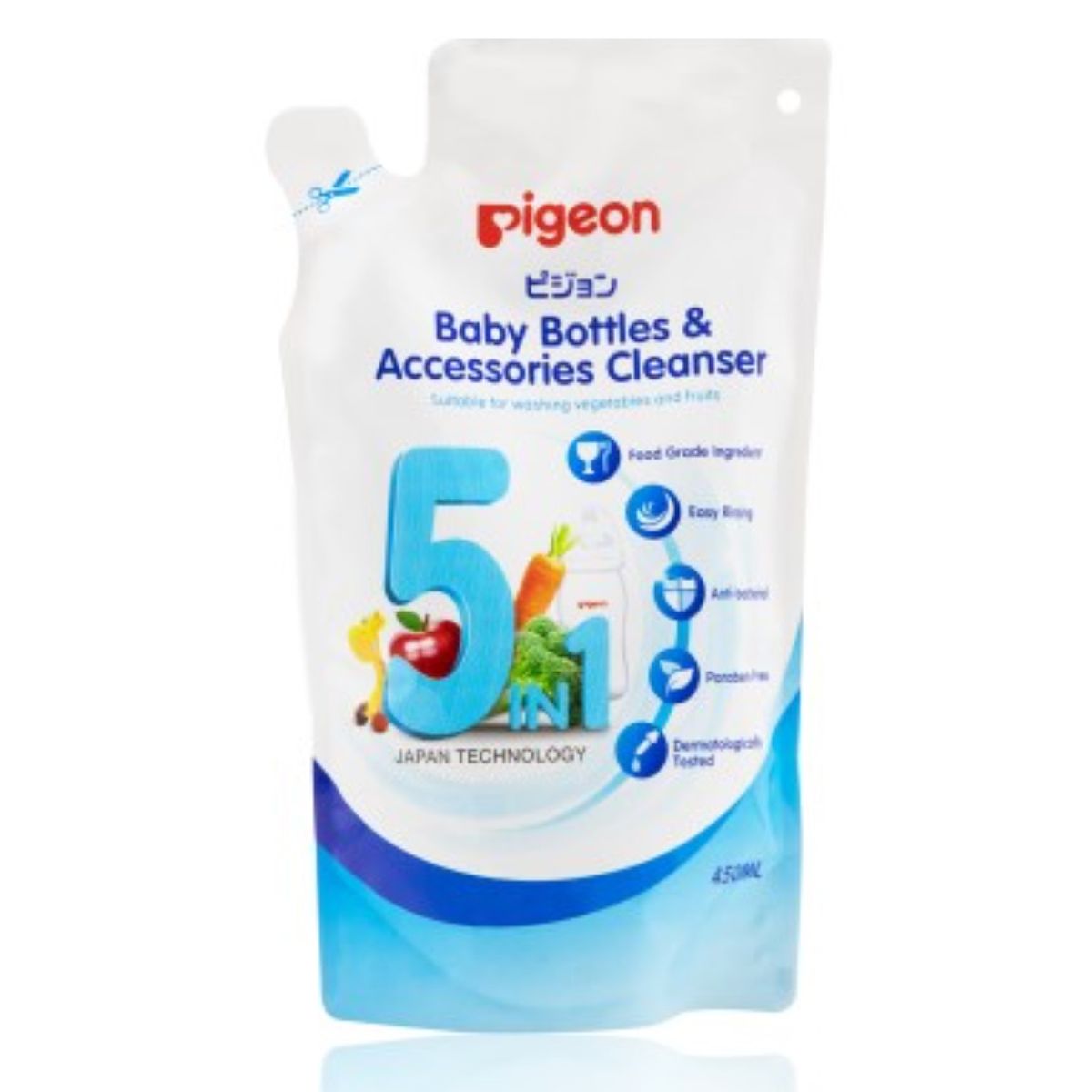 PIGEON - Limpiador Líquido 5 en 1 Pigeon Doypack 450 mL