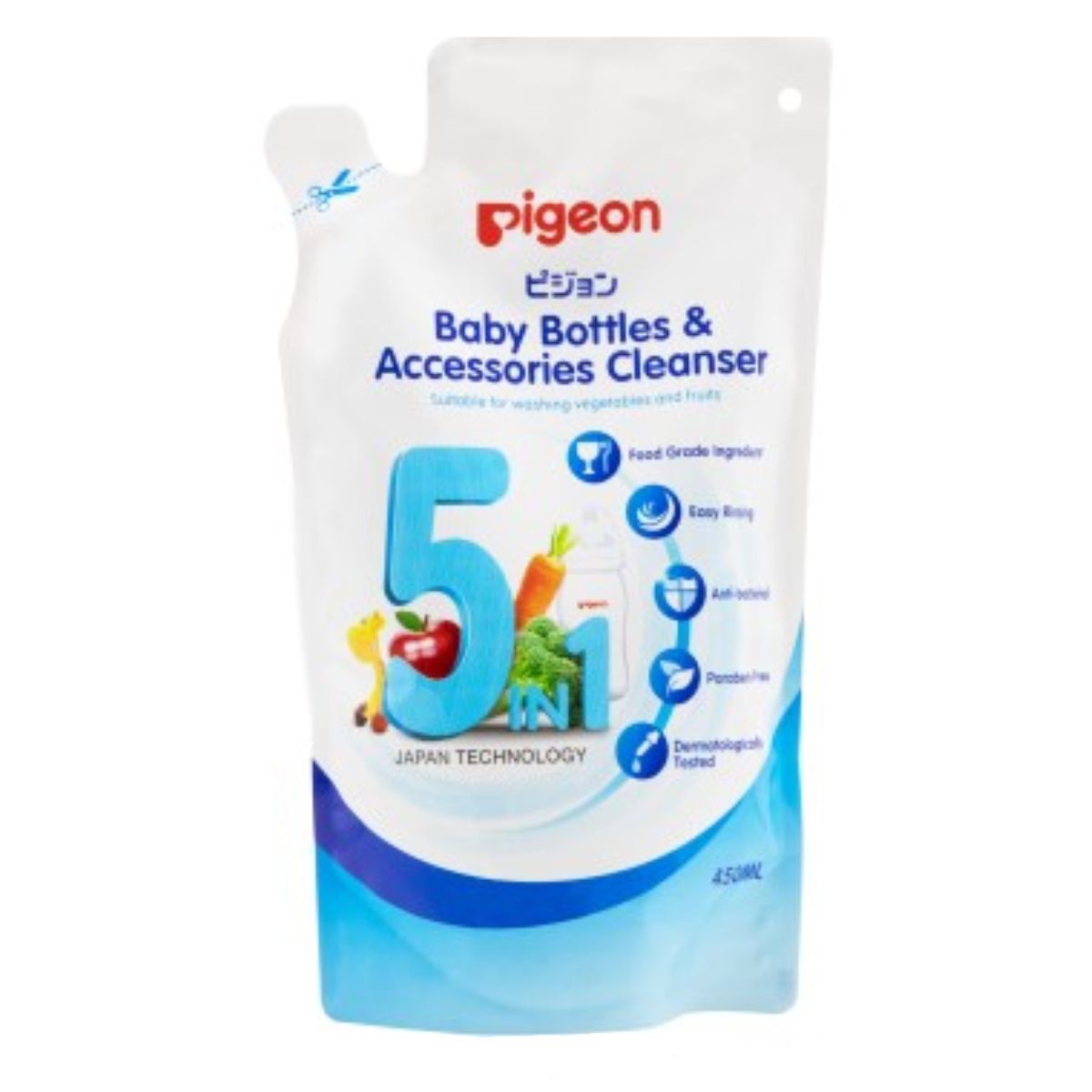 PIGEON - Limpiador Líquido 5 en 1 Pigeon Doypack 450 mL