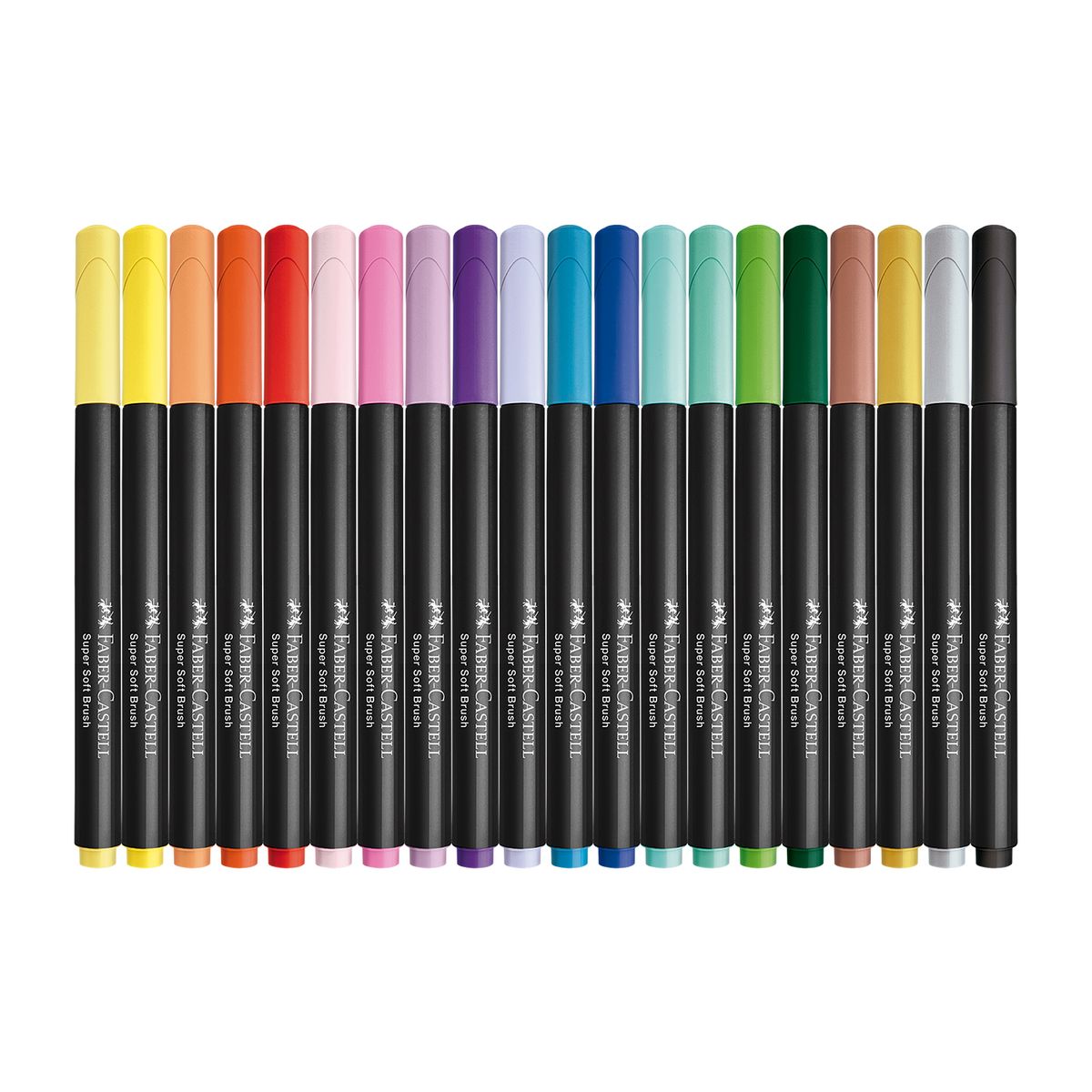FABER CASTELL - Plumones Faber Castell Super Soft Empaque 20 Und