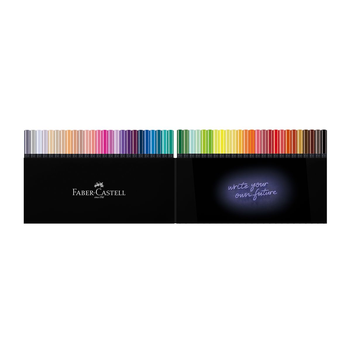 FABER CASTELL - Marcadores Grip Finepen Set Cartón 5 Und + Display
