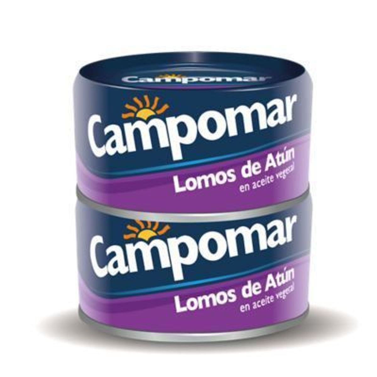 CAMPOMAR - Lomo de Atún en Aceite Vegetal Campomar Duopack 150g