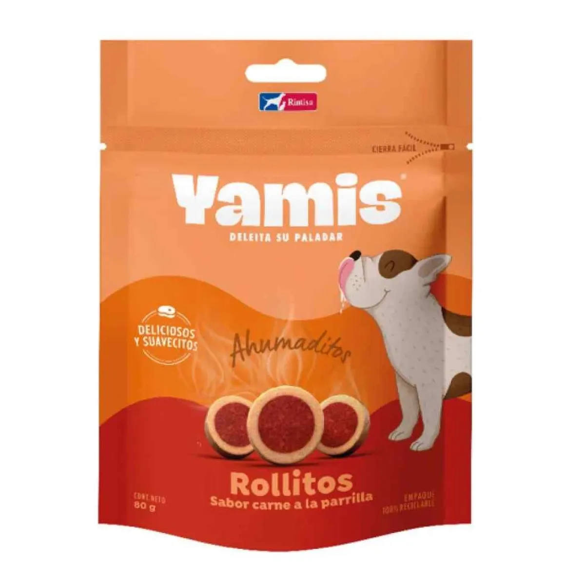 YAMIS - Snack Yamis Rollitos Carne a la Parrila Doypack 80 g