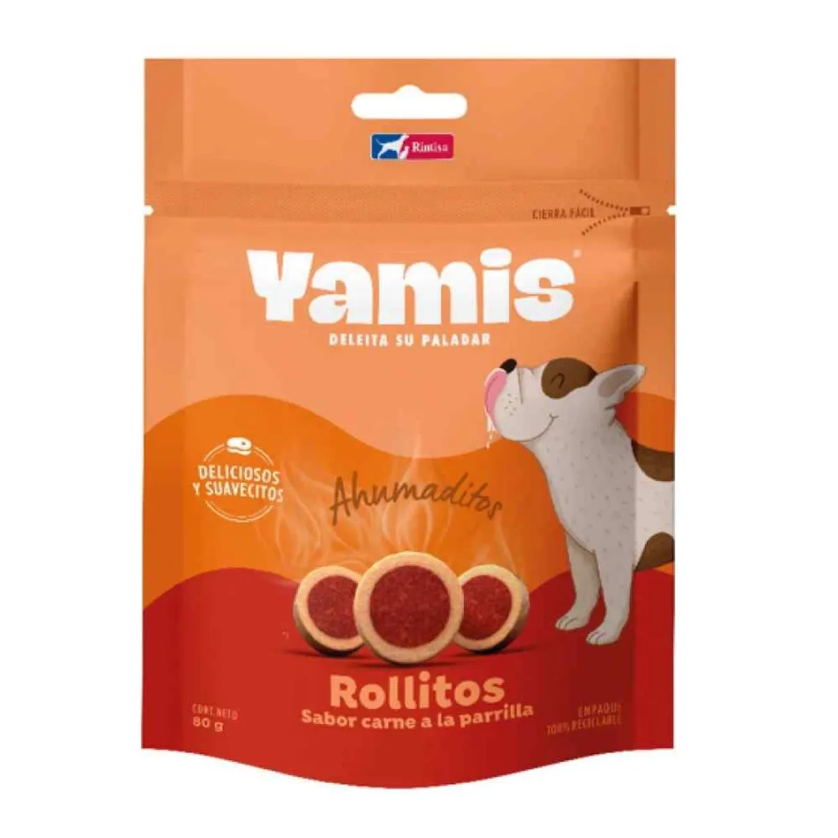 YAMIS - Snack Yamis Rollitos Carne a la Parrila Doypack 80 g