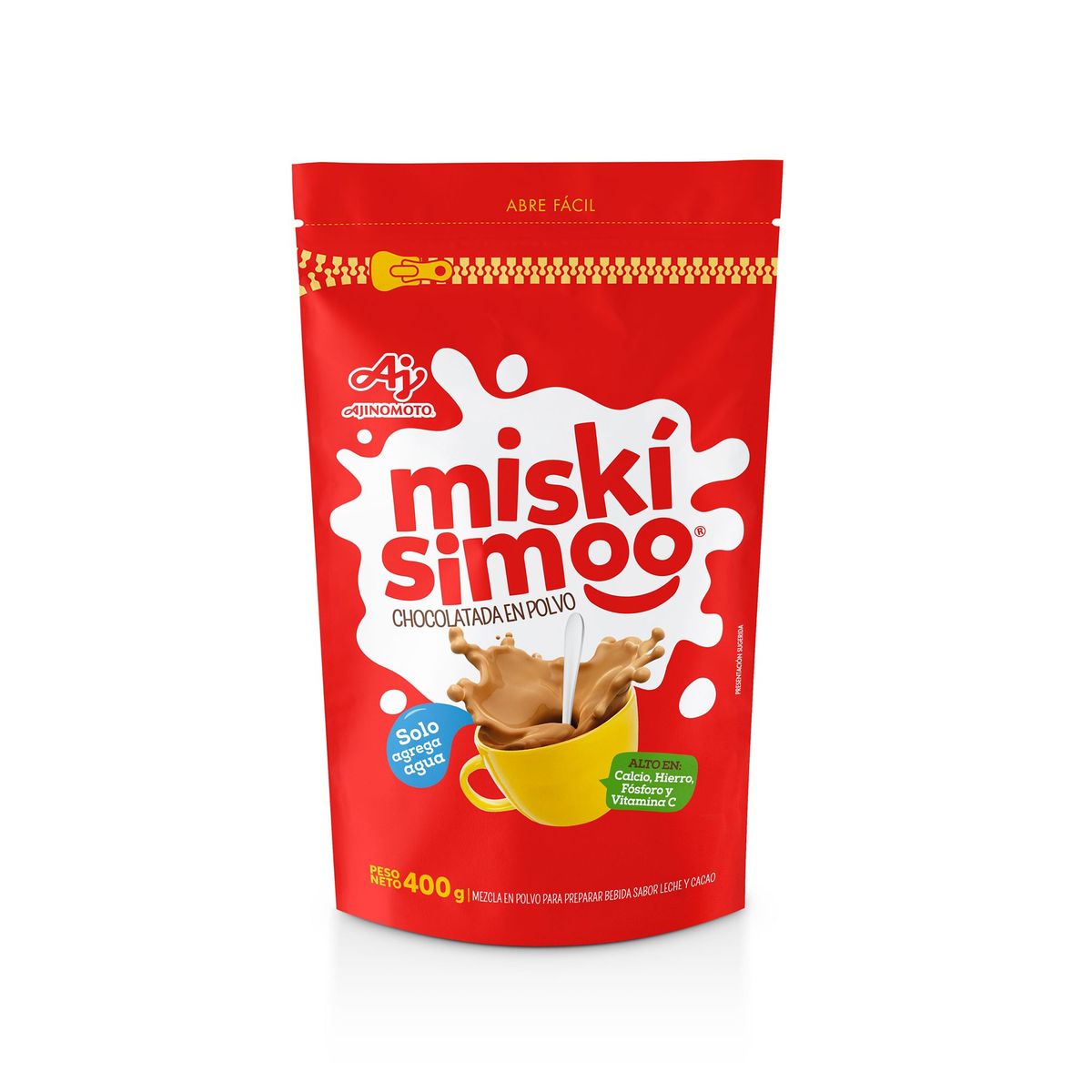 MISKISIMOO - Chocolatada en Polvo Miskisimoo Doypack 400 g