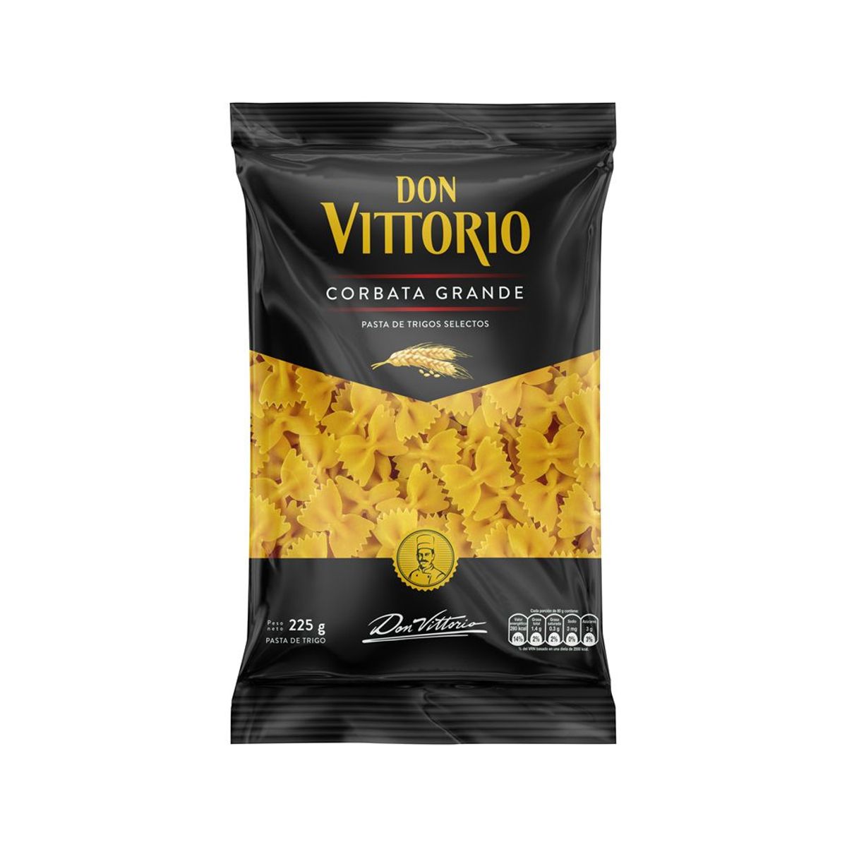 DON VITTORIO - Pasta Trigo Don Vittorio Corbata Grande 225 g