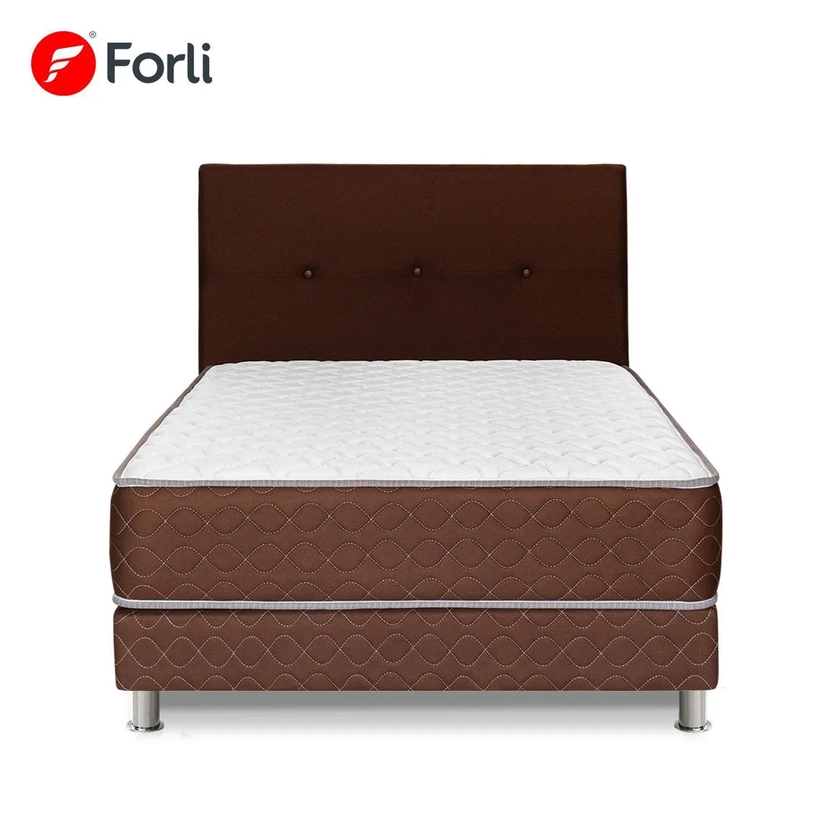 FORLI - Dormitorio Samay Marron 2 Plz + Cab+2Alm