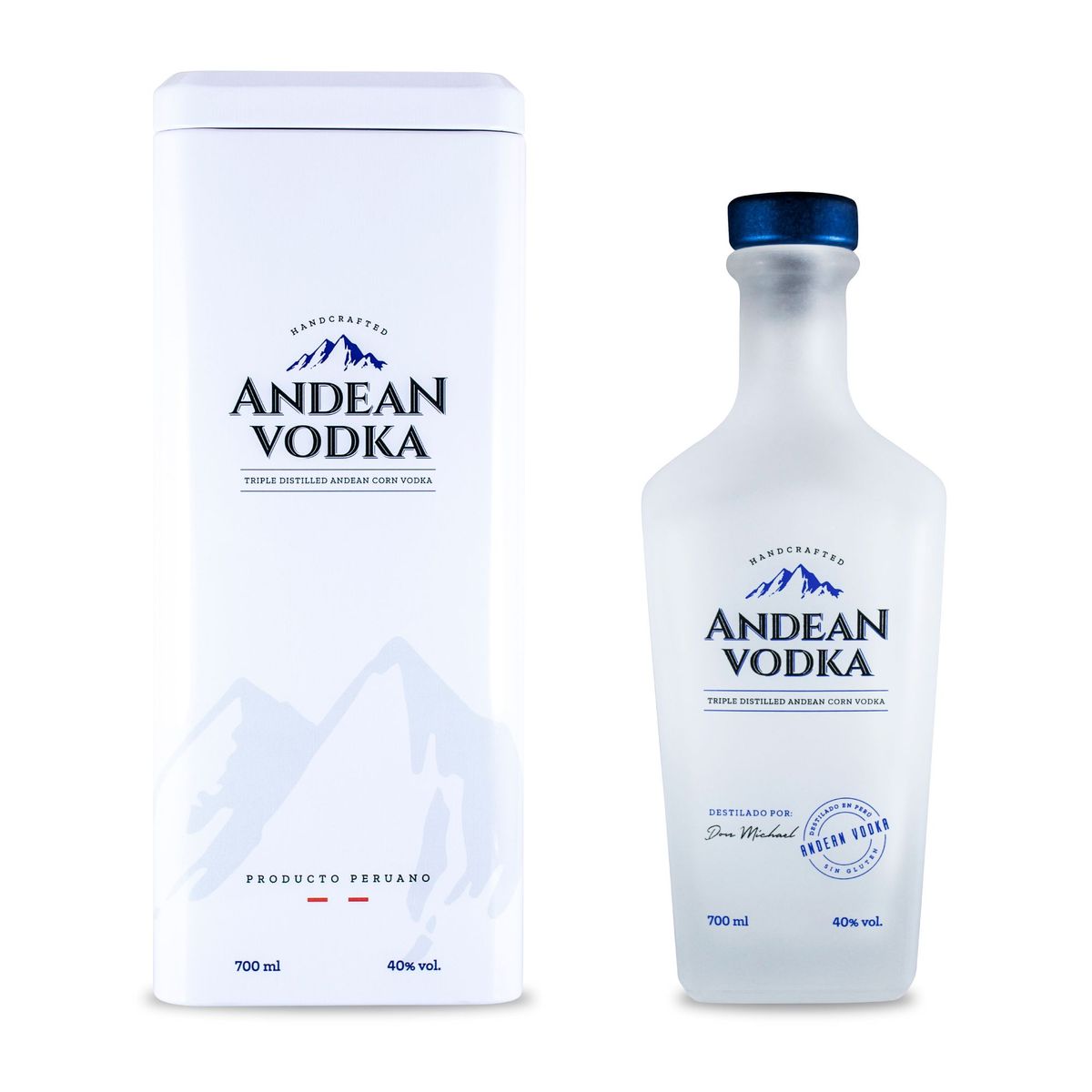ANDEAN - Vodka Andean Botella 700 mL