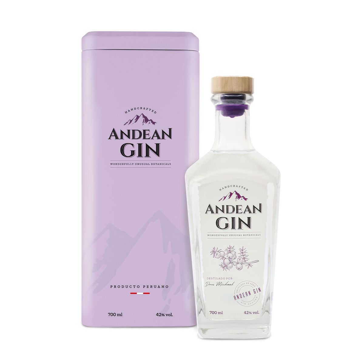 ANDEAN - Gin Andean Botella 700 mL