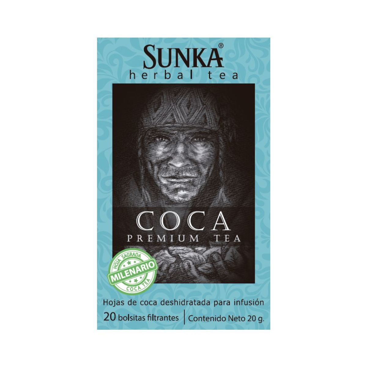 SUNKA - Infusión Sunka Mate de Coca Caja 20 Sobres