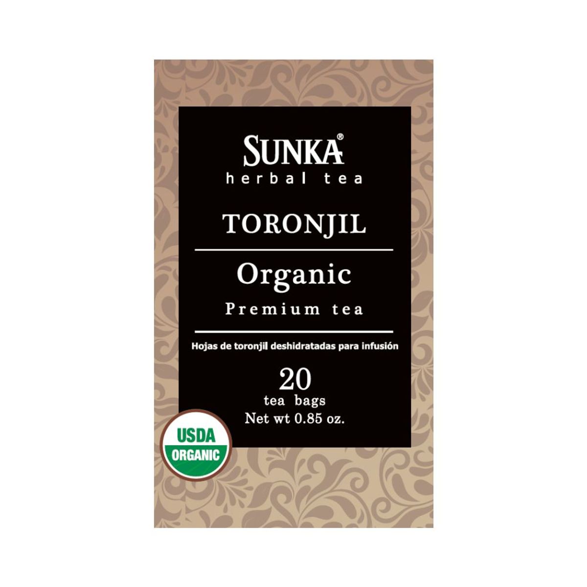 SUNKA - Infusión Orgánica Sunka Toronjil Caja 20 Sobres