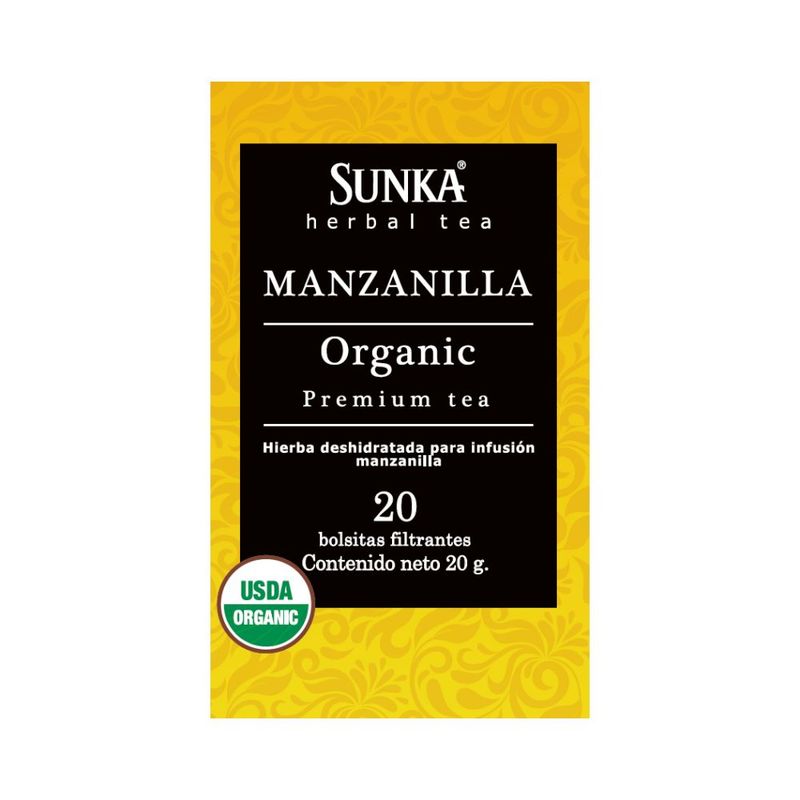 SUNKA - Infusión Orgánica Manzanilla Sunka x 20 Sobres