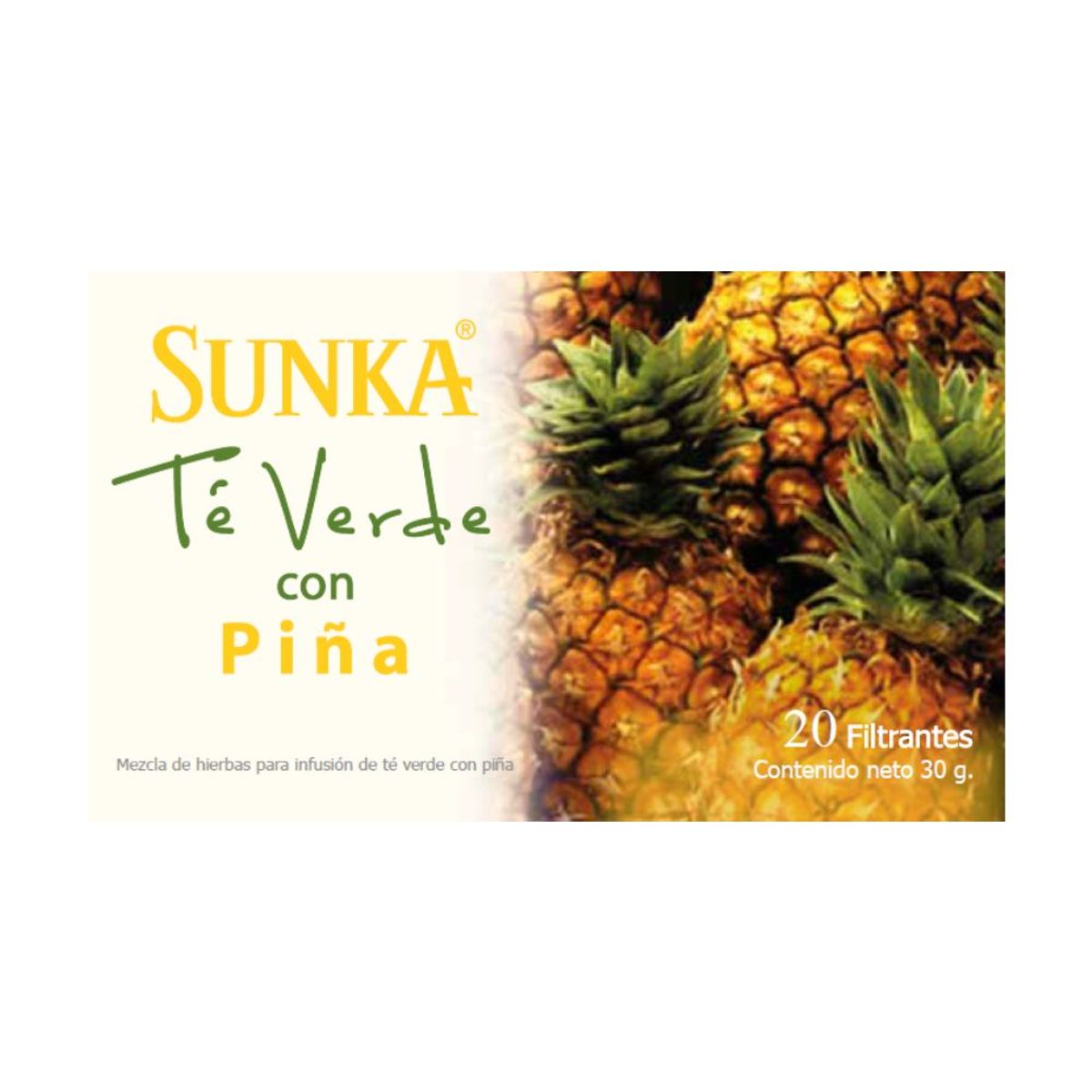 SUNKA - Té Verde Piña Sunka x 20 Sobres