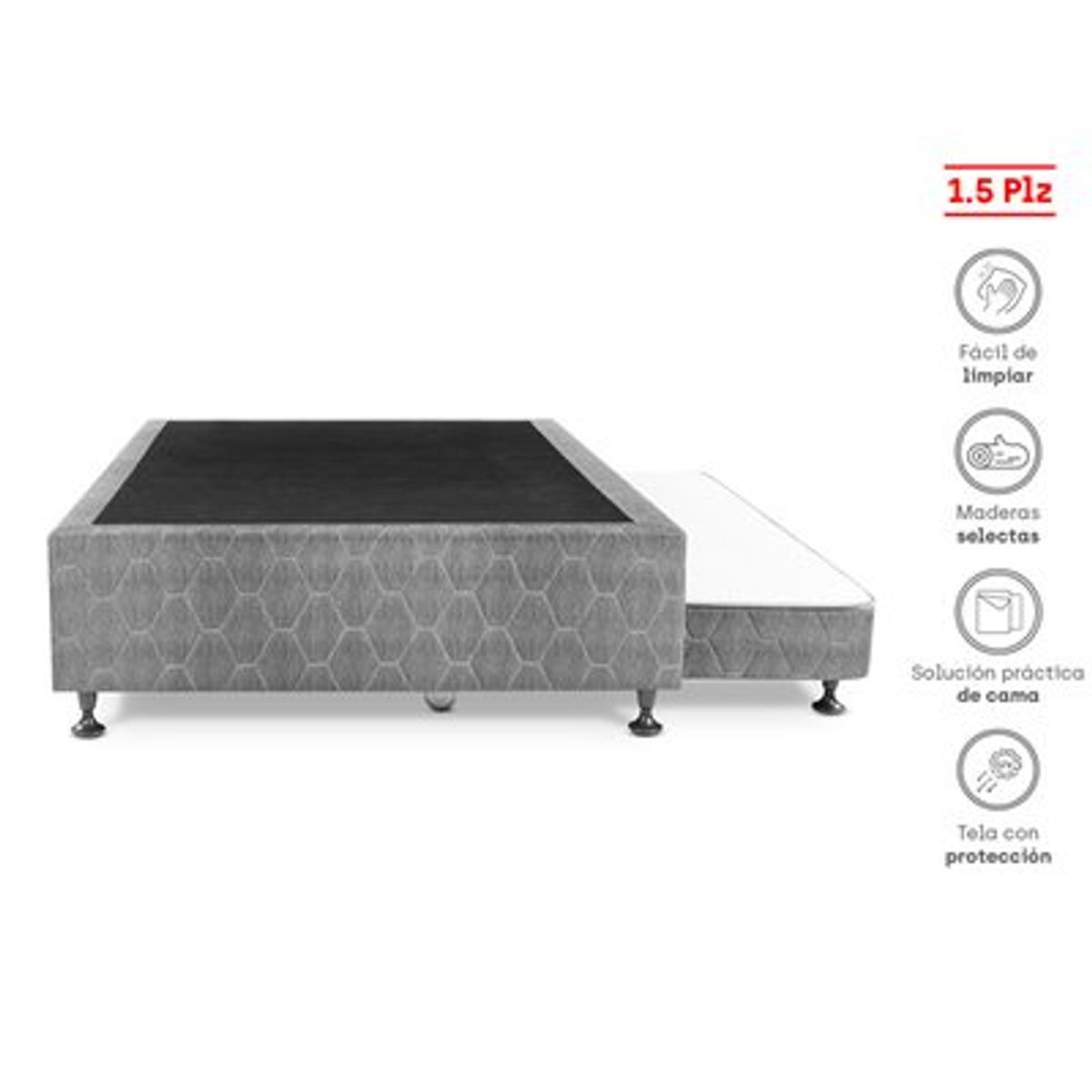 PARAISO - Box Divan 1.5 Plaza