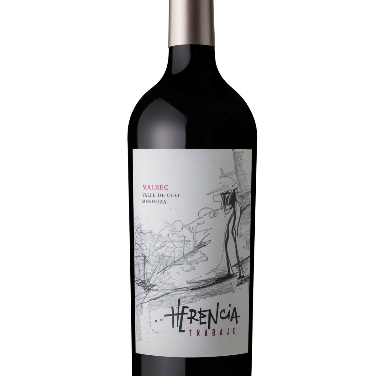 HERENCIA - Vino Herencia Trabajo Malbec Botella 750 mL