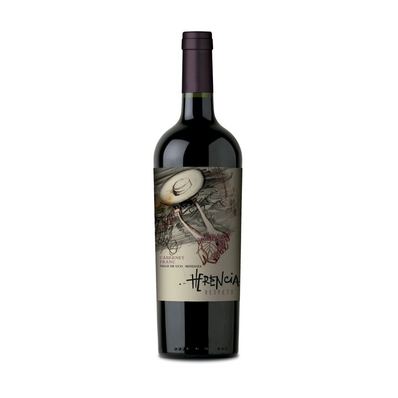 HERENCIA - Vino Herencia Respeto Cabernet Franc Botella 750 mL