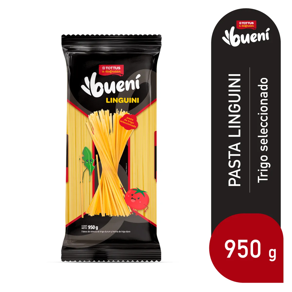 TOTTUS - Pasta Tottus Linguini Bolsa 950 g
