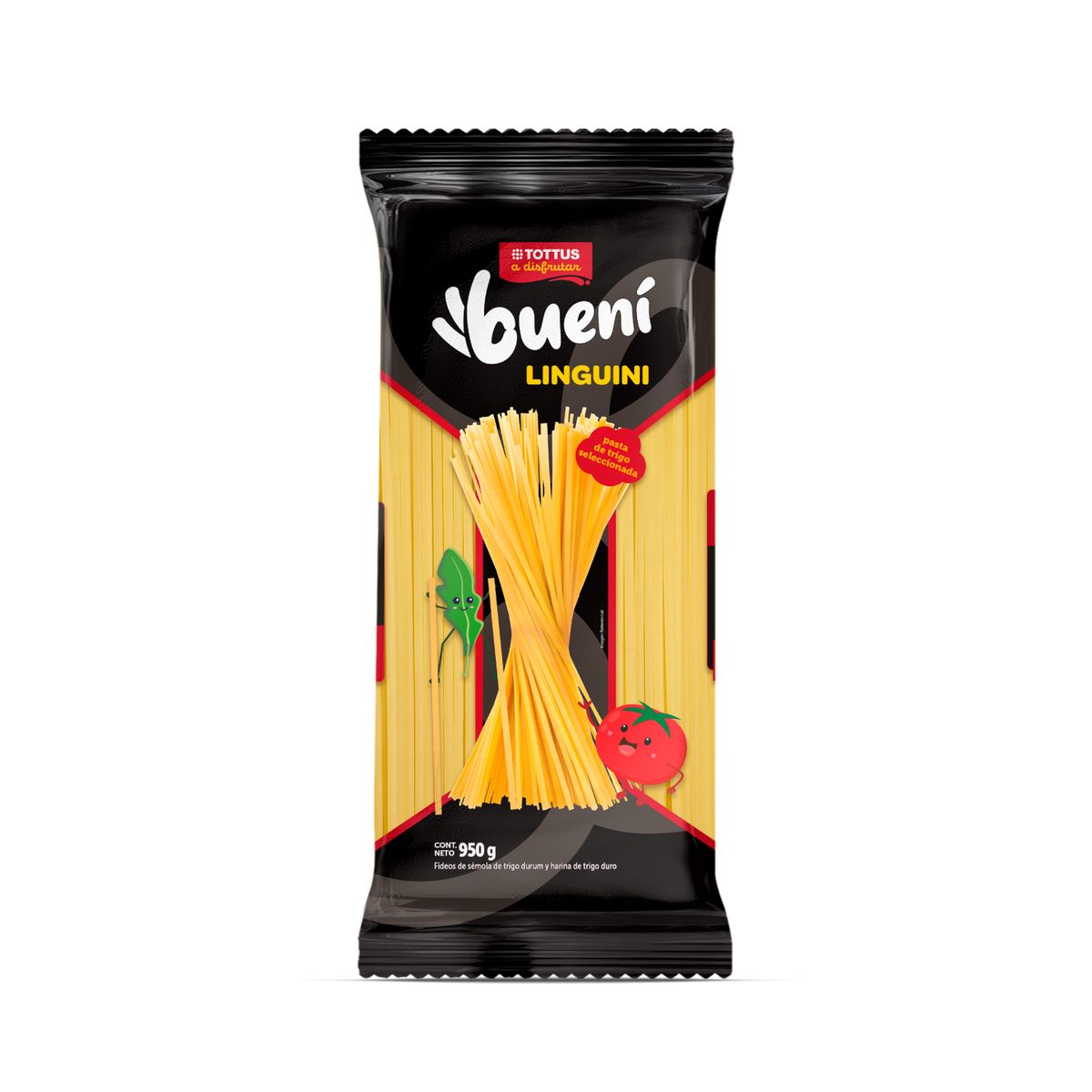 TOTTUS - Pasta Tottus Linguini Bolsa 950 g