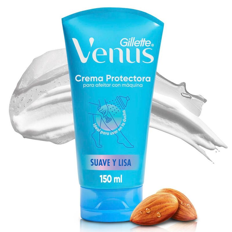 VENUS - Crema Afeitadora Venus Suave Aceite Almwndras Envase 150 mL