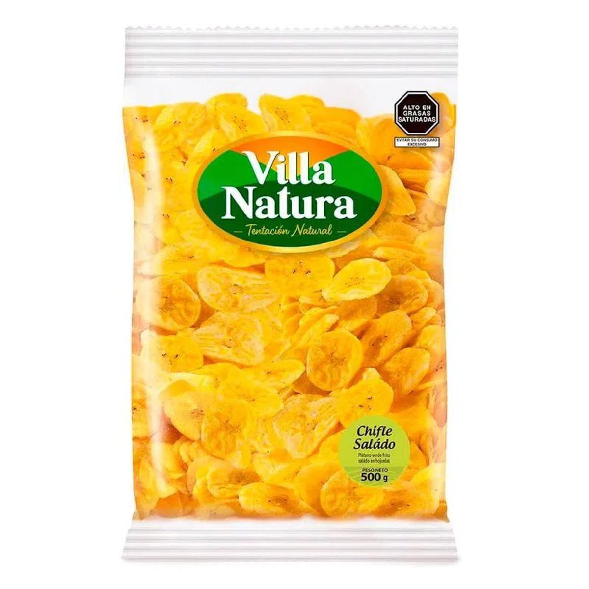 VILLA NATURA - Snacks Villa Natura Chifle Salado Bolsa 500 g