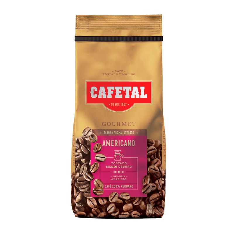 CAFETAL - Café Gourmet Molido Cafétal Americano 450g