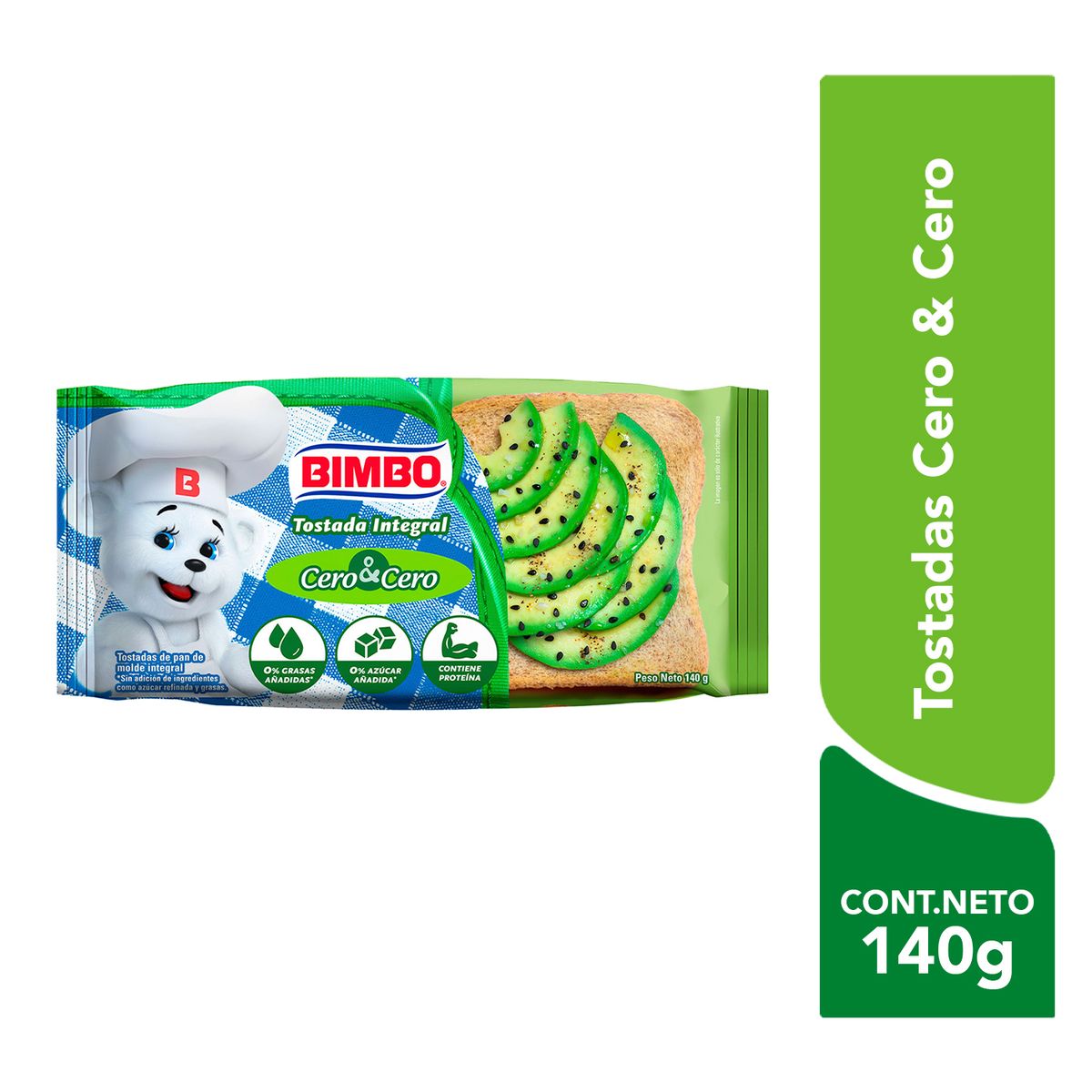 BIMBO - Tostadas Bimbo Cero Cero Bolsa 140 g