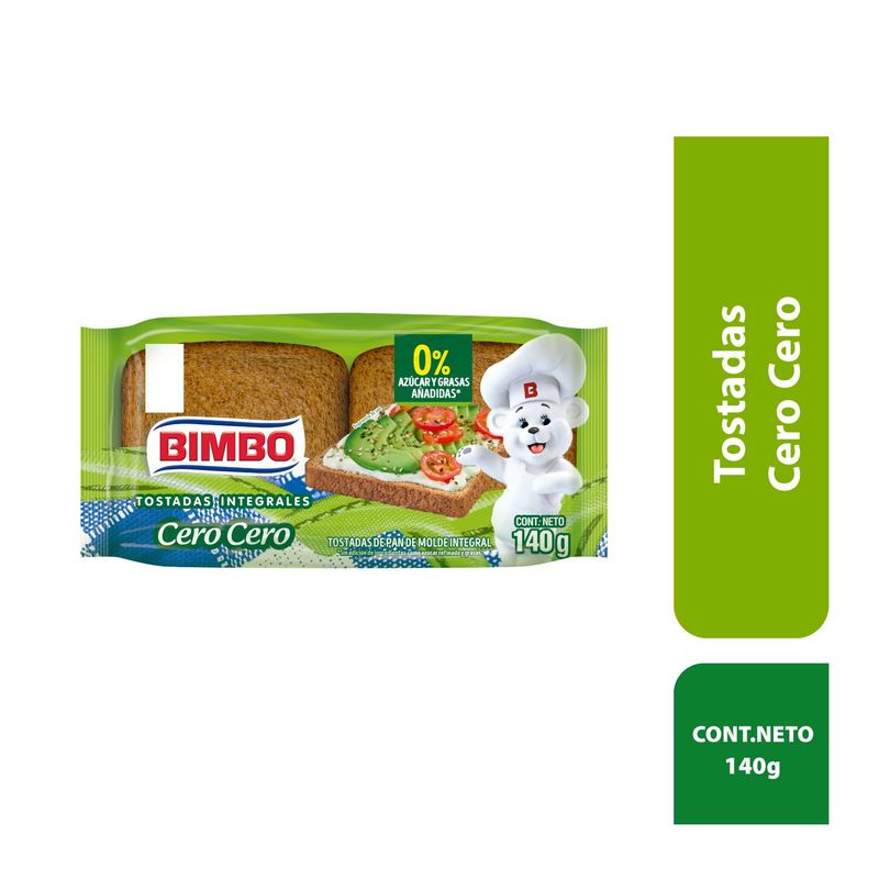 BIMBO - Tostadas Cero Cero Bimbo 140g