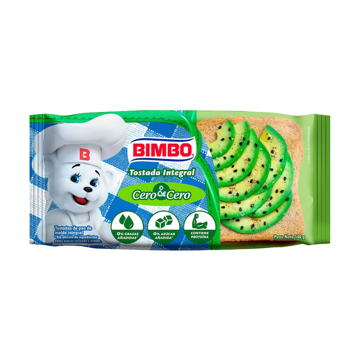 BIMBO - Tostadas Bimbo Cero Cero Bolsa 140 g