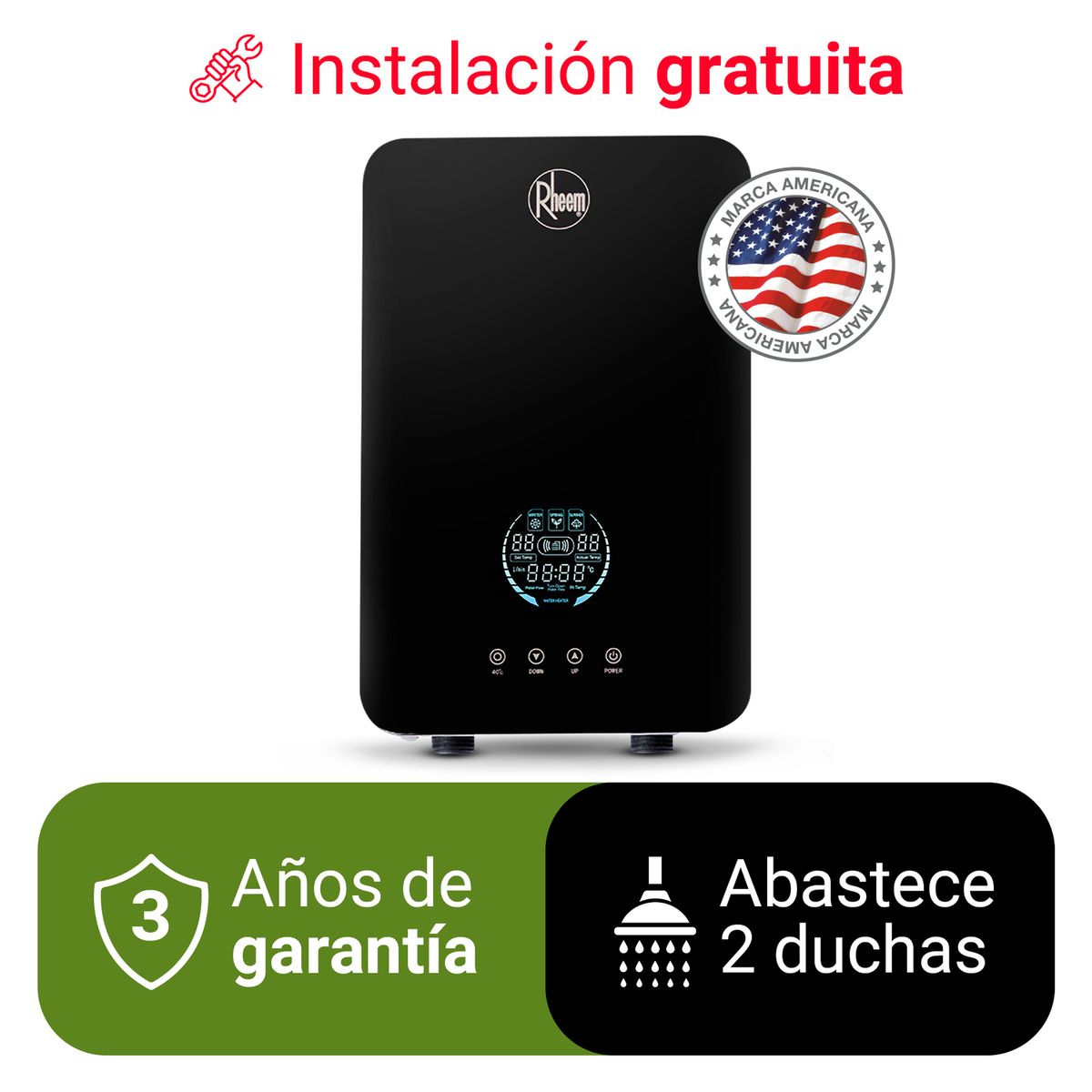 RHEEM - Rapiducha Performance 8.8 Kw Rheem