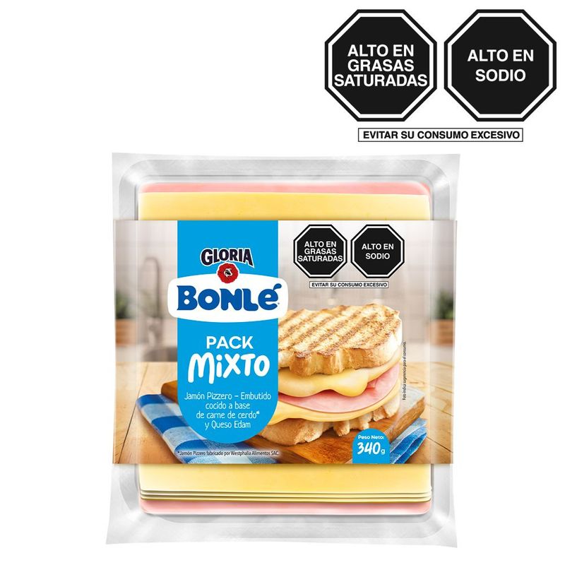BONLE - Pack de Jamón Pizzero y Queso Edam Bonle