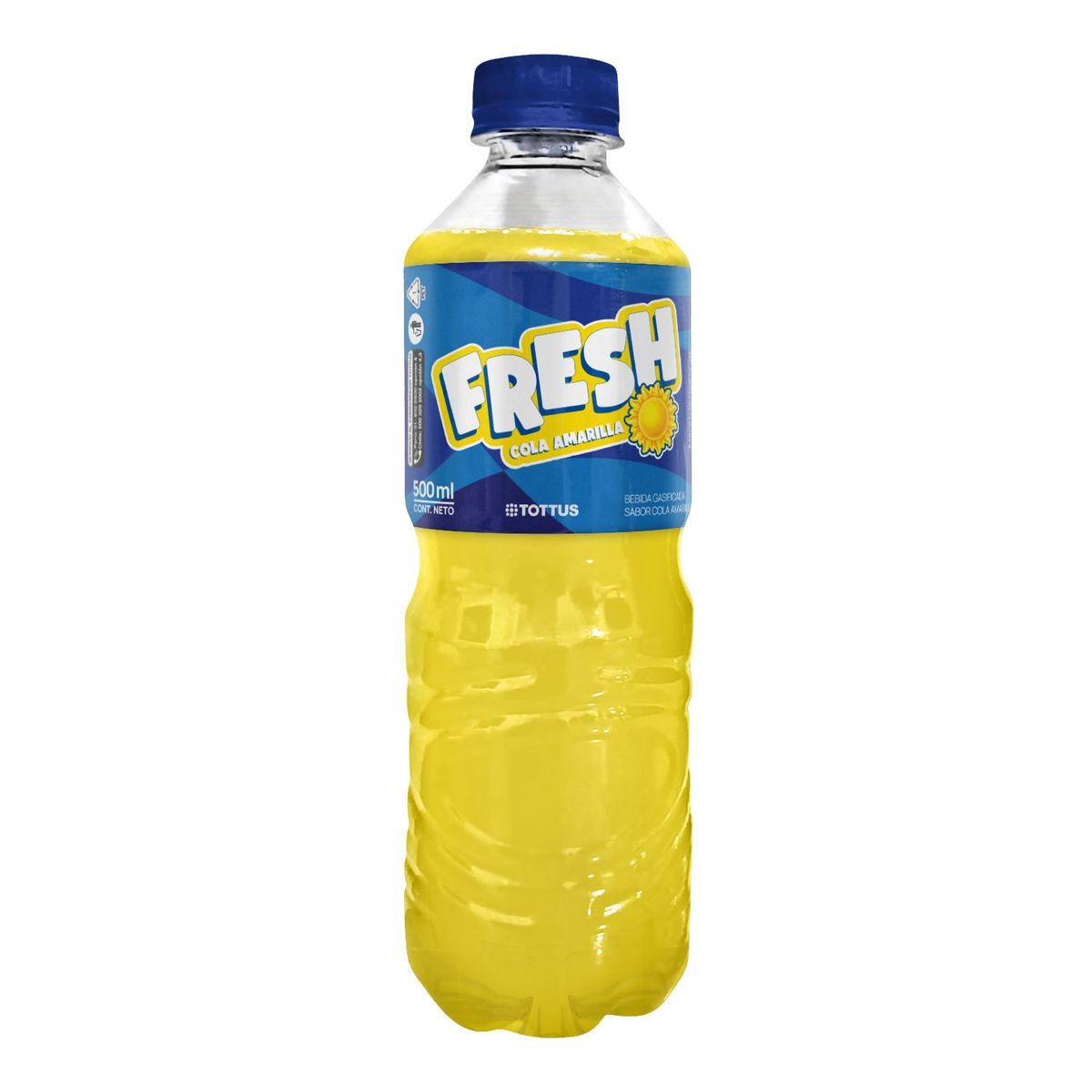 TOTTUS - Gaseosa Fresh Cola Amarilla Botella 500 mL