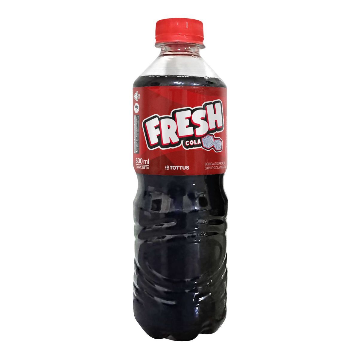 TOTTUS - Gaseosa Fresh Cola Negra Botella 500 mL