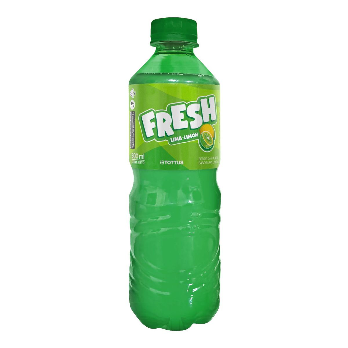 TOTTUS - Gaseosa Fesh Cola Lima Limón Botella 500 mL
