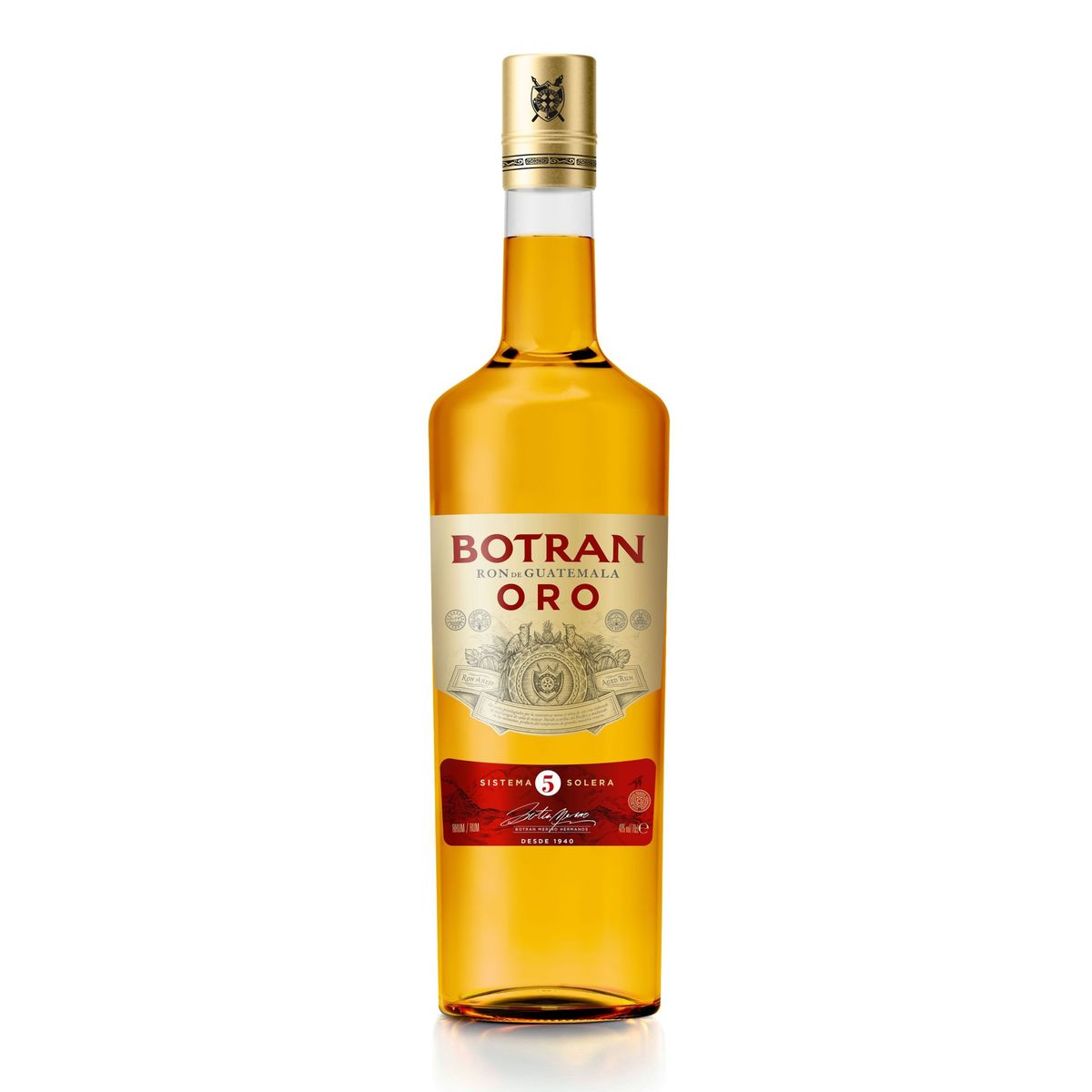 BOTRAN - Ron Botran 5 Añejo Botella 750 mL