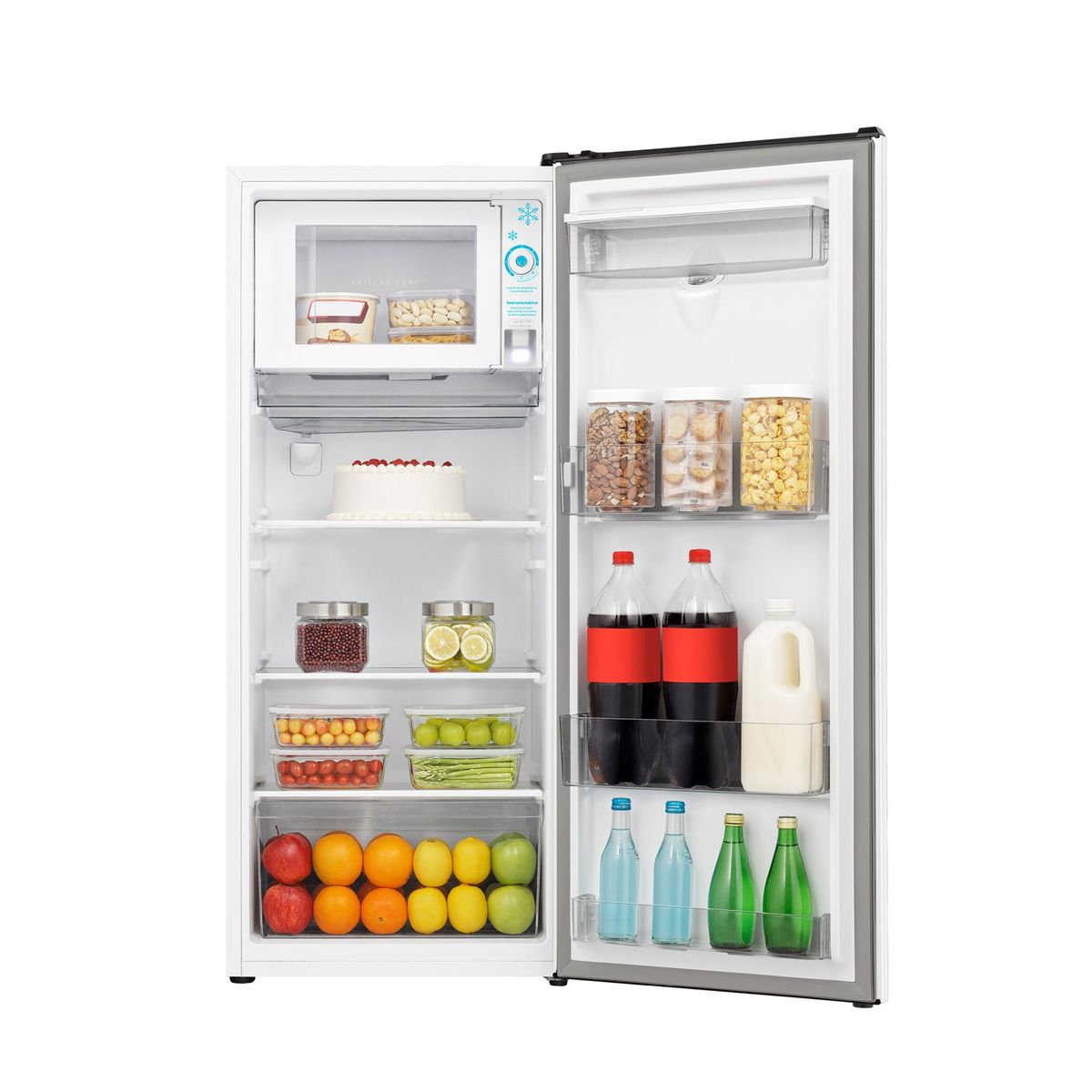INDURAMA - Refrigeradora Monopuerta 177 L Autofrost con Dispensador RI-289D Blanco