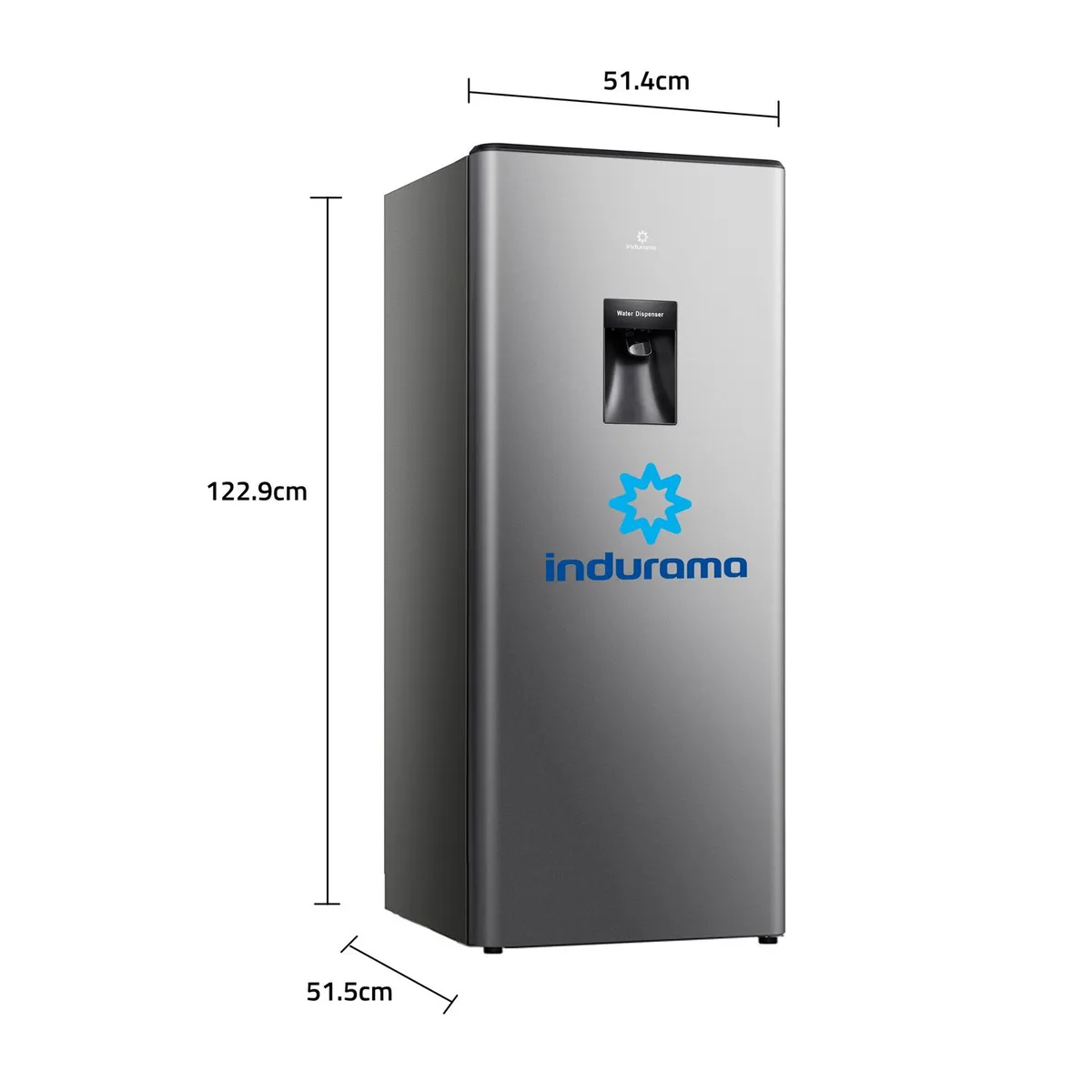 INDURAMA - Refrigeradora Indurama RI-289D Monopuerta 177L Silver