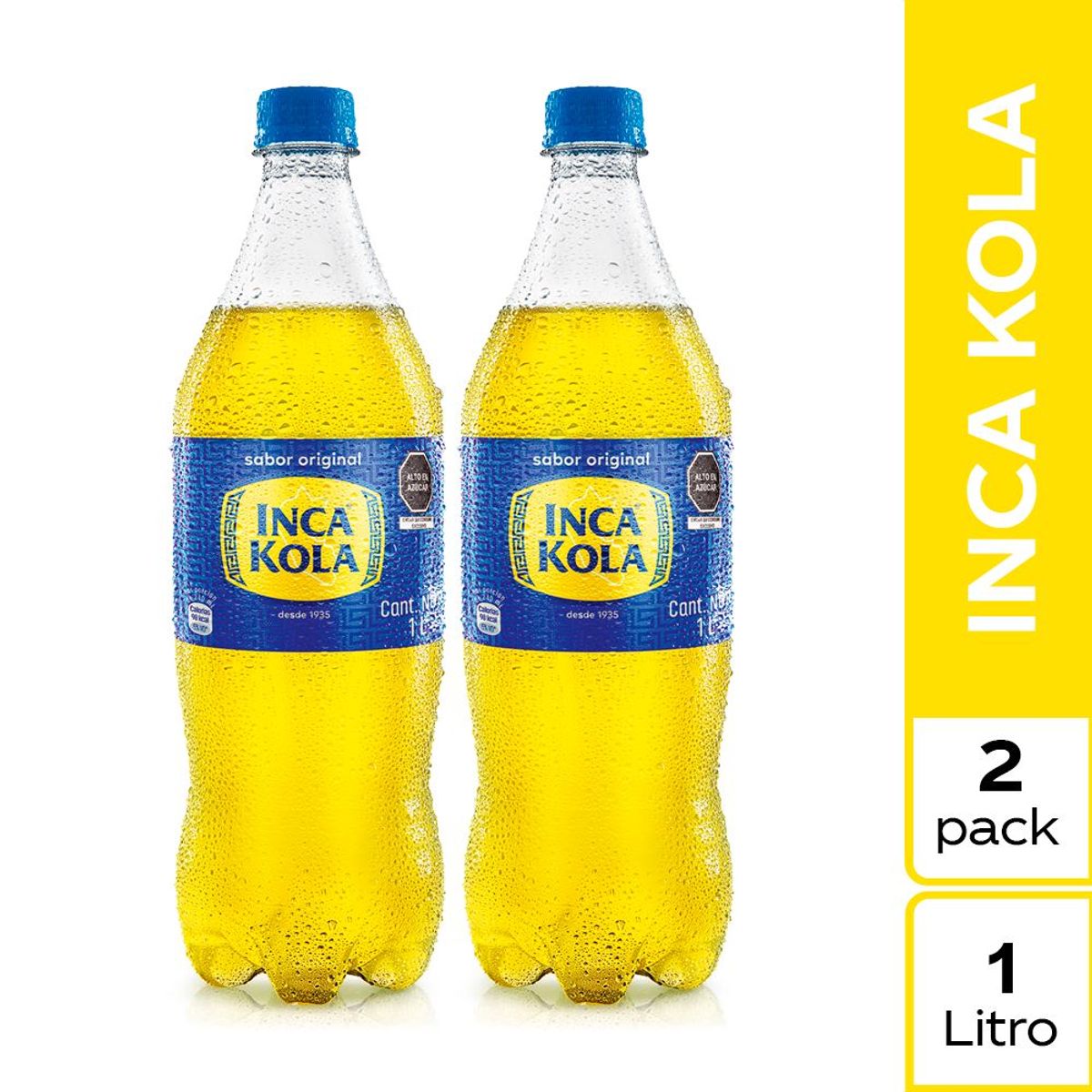 INCA KOLA - Inca Kola Botella 1 L Pack 2 Und